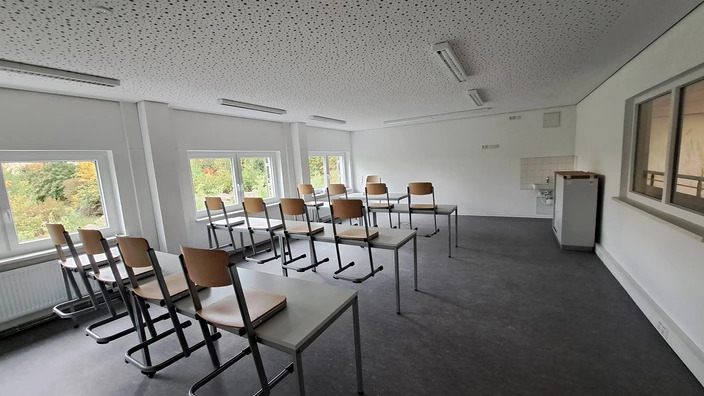 Einblick in einen Unterrichtsraum